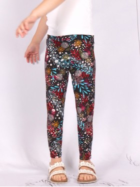 Kids Floral Print Stretchy Legging 